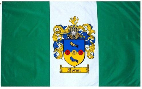 Foran family crest coat of arms flag
