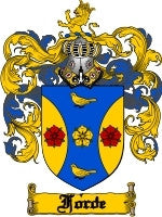 Forde coat of arms family crest download