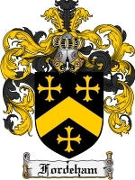 Fordeham coat of arms family crest download