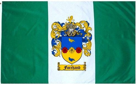 Forehand family crest coat of arms flag