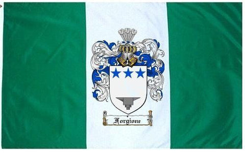 Forgione family crest coat of arms flag
