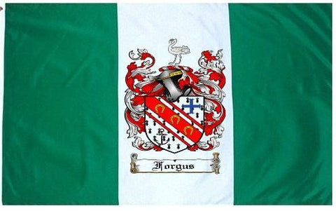 Forgus family crest coat of arms flag
