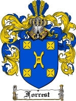 Forrest coat of arms family crest download