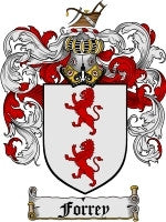 Forrey coat of arms family crest download