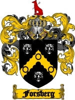 Forsberg coat of arms family crest download