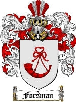 Forsman coat of arms family crest download