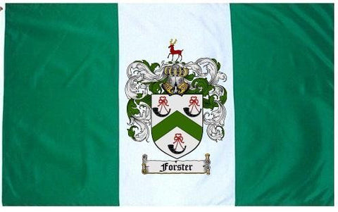 Forster family crest coat of arms flag