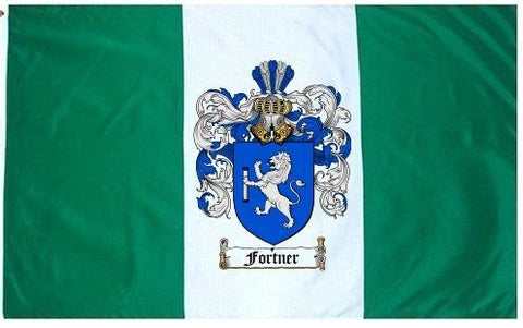 Fortner family crest coat of arms flag