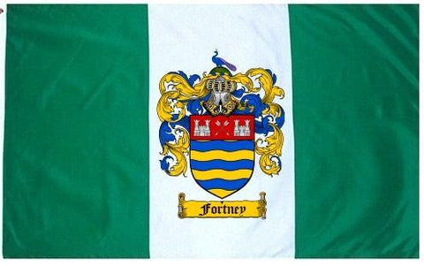 Fortney family crest coat of arms flag