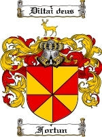 Fortun coat of arms family crest download