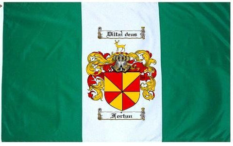 Fortun family crest coat of arms flag