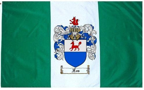 Fos family crest coat of arms flag