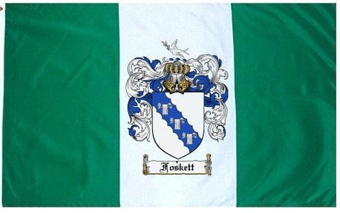 Foskett family crest coat of arms flag