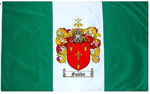 Foulds family crest coat of arms flag