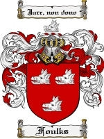 Foulks coat of arms family crest download