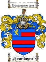 Fountayne coat of arms family crest download