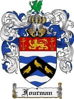 Fourman coat of arms family crest download