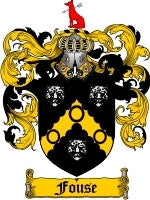 Fouse coat of arms family crest download