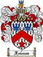 Fownes coat of arms family crest download