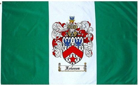 Fownes family crest coat of arms flag