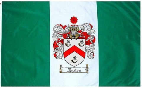 Foxton family crest coat of arms flag