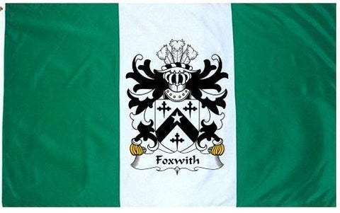 Foxwith family crest coat of arms flag