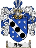 Foye coat of arms family crest download