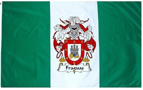 Fraguas family crest coat of arms flag
