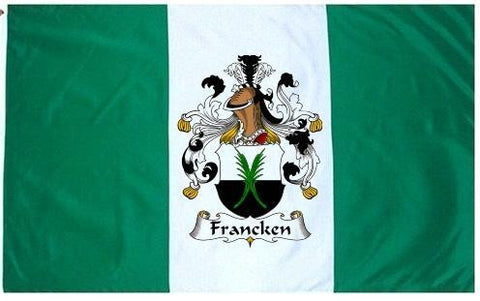 Francken family crest coat of arms flag
