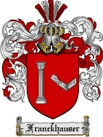 Franckhauser coat of arms family crest download