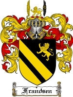 Frandsen coat of arms family crest download