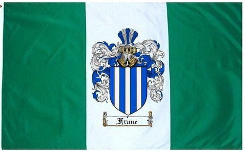 Frane family crest coat of arms flag