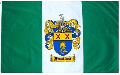 Frankland family crest coat of arms flag