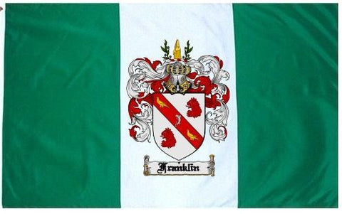 Franklin family crest coat of arms flag