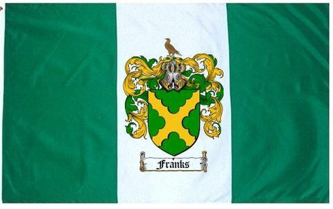 Franks family crest coat of arms flag