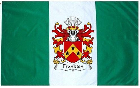 Frankton family crest coat of arms flag