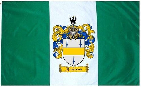Franzese family crest coat of arms flag