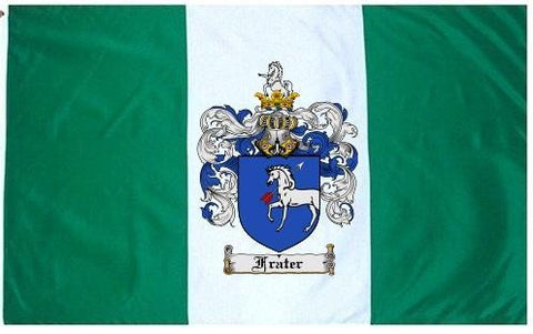 Frater family crest coat of arms flag
