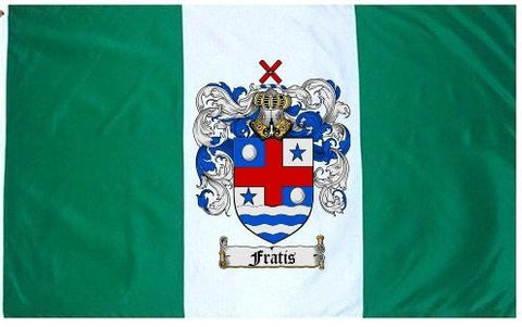 Fratis family crest coat of arms flag