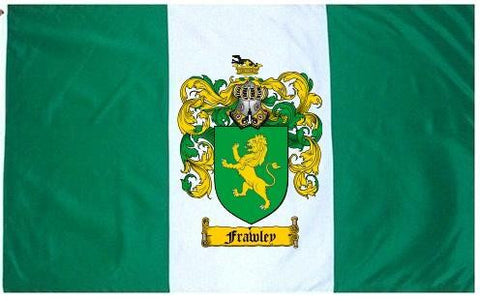 Frawley family crest coat of arms flag