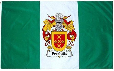 Frechillo family crest coat of arms flag