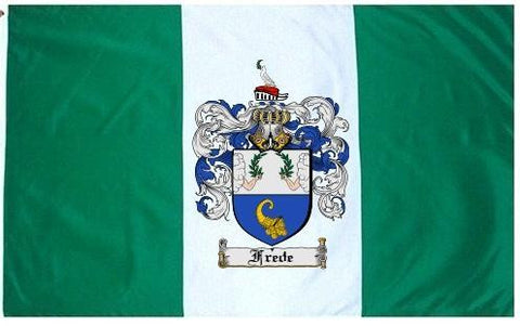 Frede family crest coat of arms flag