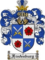 Fredenburg coat of arms family crest download