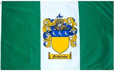 Fredericks family crest coat of arms flag