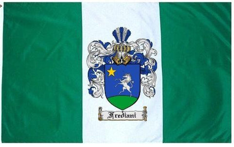 Frediani family crest coat of arms flag