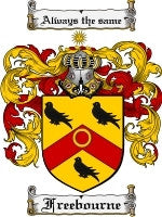 Freebourne coat of arms family crest download