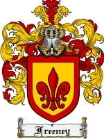 Freeney coat of arms family crest download