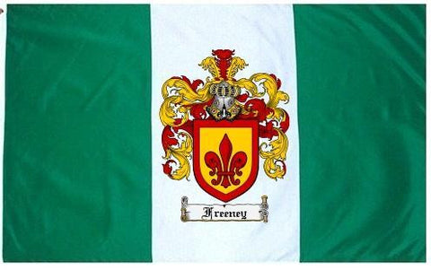 Freeney family crest coat of arms flag