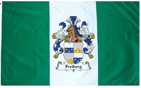 Freiberg family crest coat of arms flag