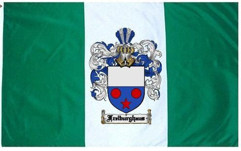 Freiburghaus family crest coat of arms flag